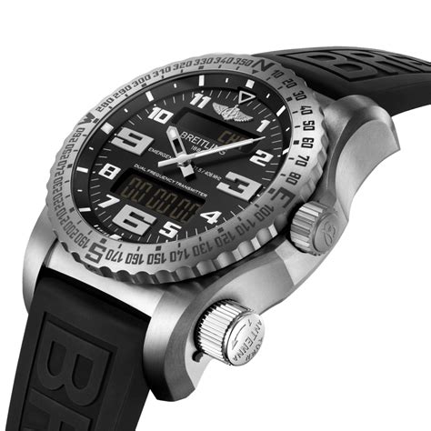 breitling emergency black titanium